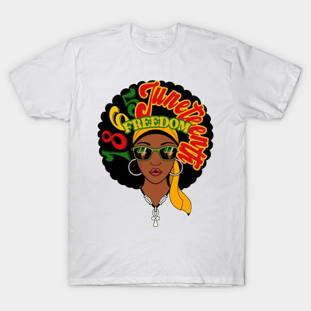 1865, Juneteenth, Freedom T-Shirt by UrbanLifeApparel